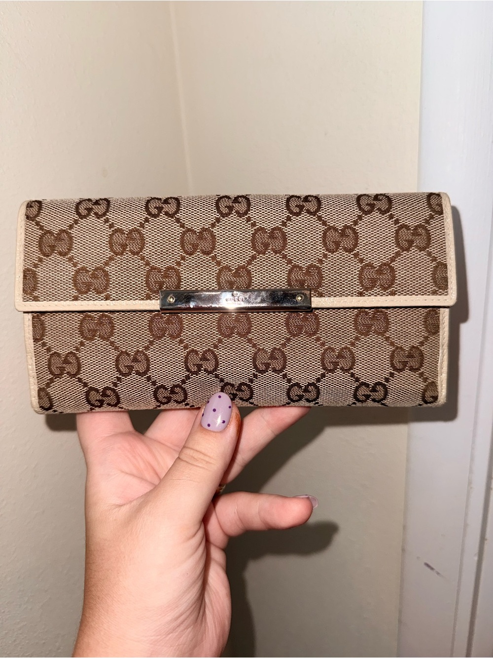 Gucci GG Continental Canvas Long Wallet
